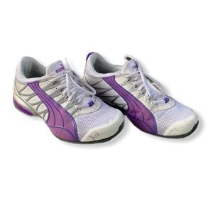 PUMA Voltaic Running Shoes purple/silver Size 8.5